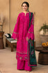 QalamKar - Summer 3PC Chikenkari Lawn Embroidered Suit - RL0455