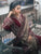 IZEL-3PC DHANAK EMBROIDERED SHIRT WITH PRINTED SHAWL AND TROUSER-RL-4187