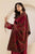 Maria B - 3PC Dhanak Embroidered Suit - RL217