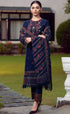 BAREEZE- 3pcs Embroidered Dhanak Suit with Heavy Embroidered Dhanak Shawll-RL298