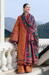Hussain Rehar - Winter 3PC Dhanak Embroidered Suit - RL227