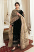 BAROQUE-VELVET 3PC- EMBROIDERED WORK SHIRT WITH ORGANZA HEAVY EMBROIDERED DUPATTA -RL03- MICRO 9000 VELVET