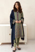 Jazmin - 3pc Winter Embroidered khaddar Shirt With Bumble Wool Shawll -RL379