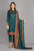 Kayseria -Embroided 3pc Linen dress with embroidered Linen dupatta & Patches-RL892