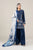 MARIA B-3PC DHANAK EMBROIDERED SHIRT WITH COUTRAI WOOL PRINTED SHAWL AND TROUSER-RL-4176