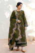 Sapphire - Winter 3PC Dhanak Embroidered Suit - RL259