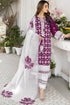 MOHAGNI LAWN EMBROIDED DRESS WITH SHIFFON EMBROIDED DUPATTA RL-08