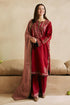 Zara Shahjahan- 3Pc Embroidered Dhanak Suit with Heavy Embroidered Dhanak Shawll-RL078