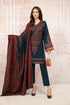 MARIA.B- 3PC Khaddar Embroidered Suit with Printed Wool Shawll-RL938