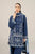 MARIA B-3PC DHANAK EMBROIDERED SHIRT WITH COUTRAI WOOL PRINTED SHAWL AND TROUSER-RL-4176