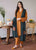 3PC Dhanak suit with Embroidered Shawll-RL301