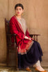 3 Pc Heavy Embroidered Khaddar Suit With ( Printed Woolen Dupatta )- RL 2057